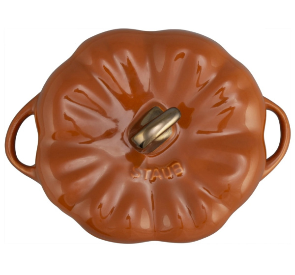 Кокот мини Тыква 12,2 см 0,5 л, Staub Ceramic, корица (40511-555) Кокот мини Тыква 12,2 см 0,5 л, Staub Ceramic, корица (40511-555)