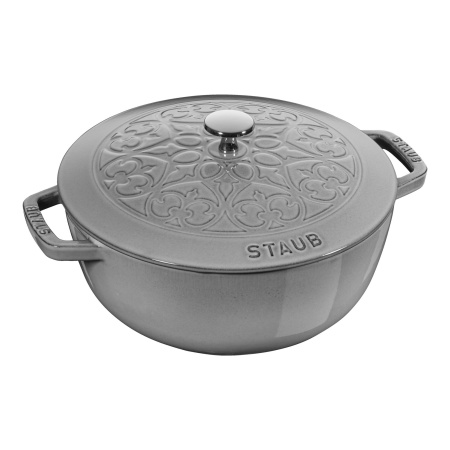 Кокот STAUB Лилия 24 см, 3,6 л, серый графит (11212418)