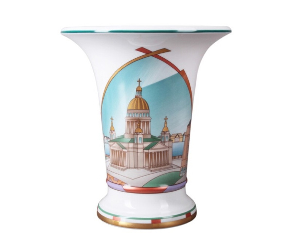 Ваза Ампирная, На Невских берегах, Императорский фарфоровый завод (ИФЗ) 80.82178.00.1 Ваза Ампирная, На Невских берегах, Императорский фарфоровый завод (ИФЗ) 80.82178.00.1