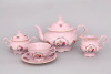Чайный сервиз 6 персон 15 предметов Розовый фарфор, Соната 07260725-0008, Leander