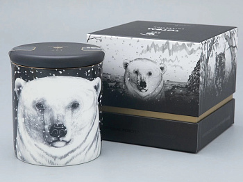 Подарочный набор Свеча ароматическая Тотем Медведь, аромат Черный перец, Императорский фарфоровый завод 81.31597.00.1