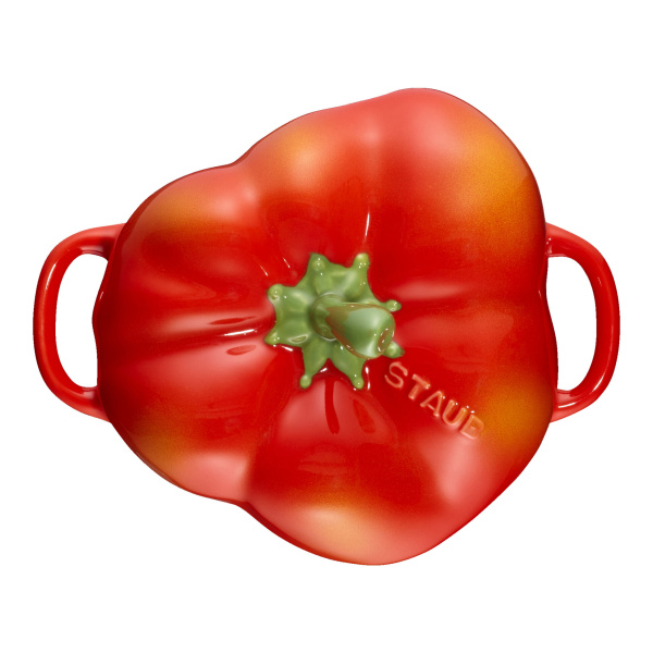 Кокот мини Перец 12 см 0,5 л, Staub Ceramic, оранжевый (40500-325) Кокот мини Перец 12 см 0,5 л, Staub Ceramic, оранжевый (40500-325)