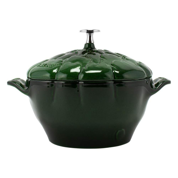 Кокот Артишок 22 см 3,0 л, Staub, зеленый базилик (11152285) Кокот Артишок 22 см 3,0 л, Staub, зеленый базилик (11152285)